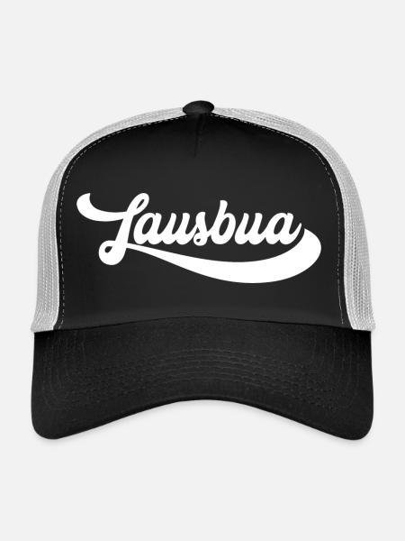 Lawsbua Script Emblem - Trucker Cap - Schwarz/Steingrau