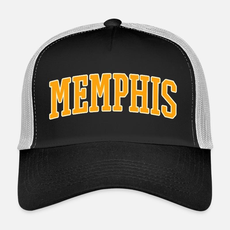 Memphis Varsity Orange Casquette trucker 