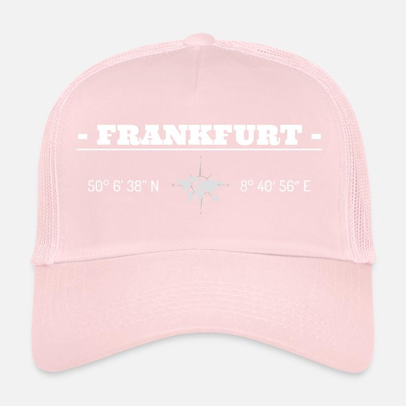 Coordinates Frankfurt am Main Trucker Cap