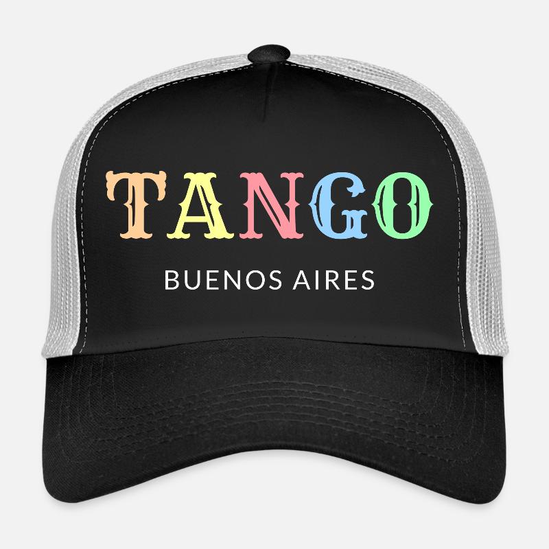 Tango Buenos Aires - Casquette trucker  - noir/gris pierre