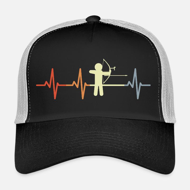 Palpitations cardiaques de l’archer Casquette trucker 