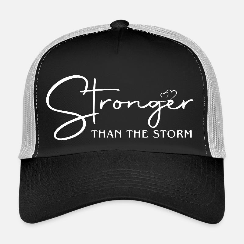 Stärker als das Sturmherz Motivation Trucker Cap
