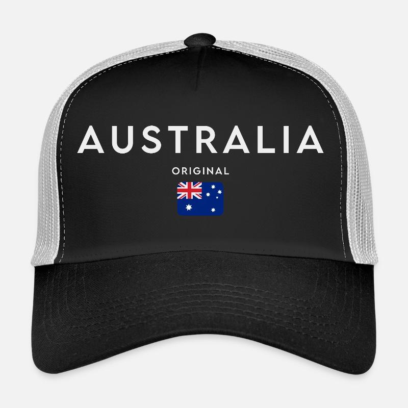 Drapeau australien, fierté australienne Casquette trucker 