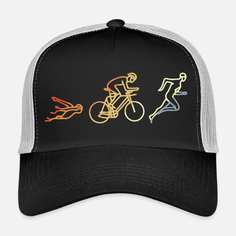 Triathlète Style Vintage Casquette trucker 