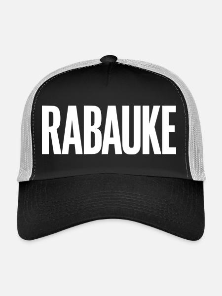 Loubard - Casquette trucker  - noir/gris pierre - Devant