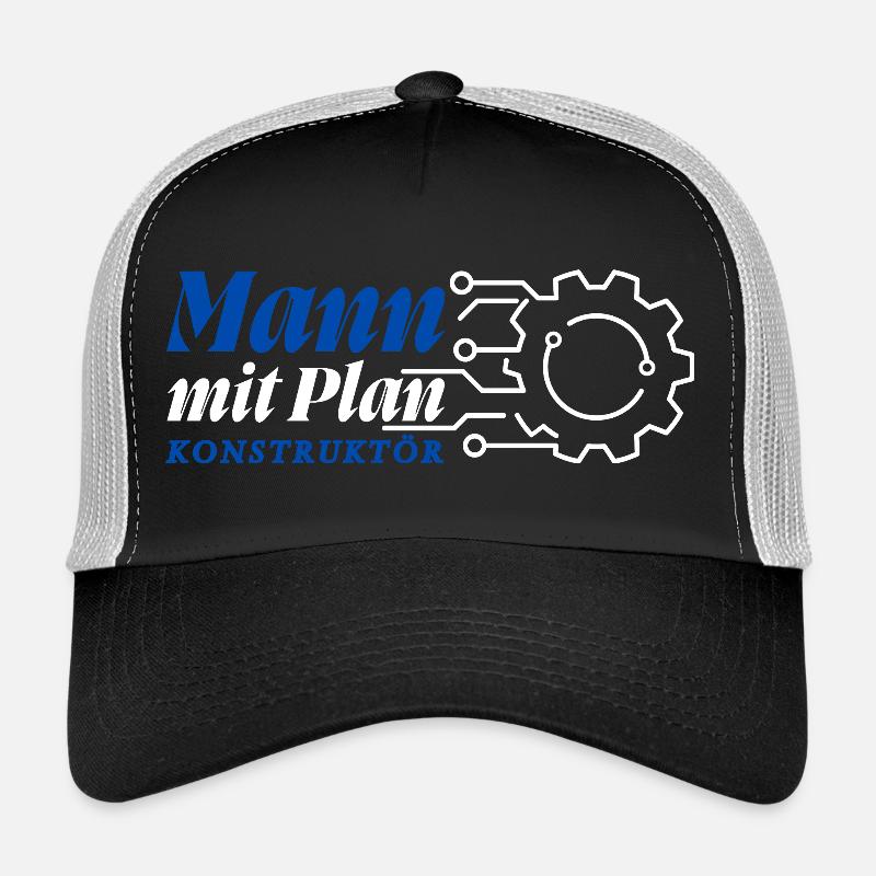 Mann mit Plan - Konstruktör, Konstrukteur Trucker Cap