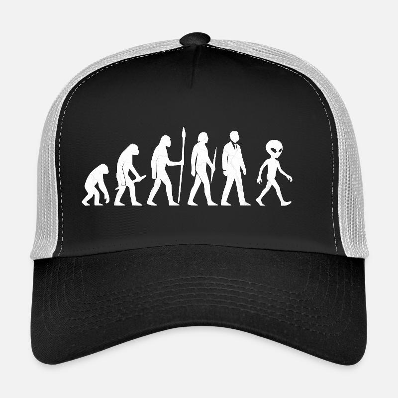 From Ape to Alien – Evolution Reloaded Trucker Cap