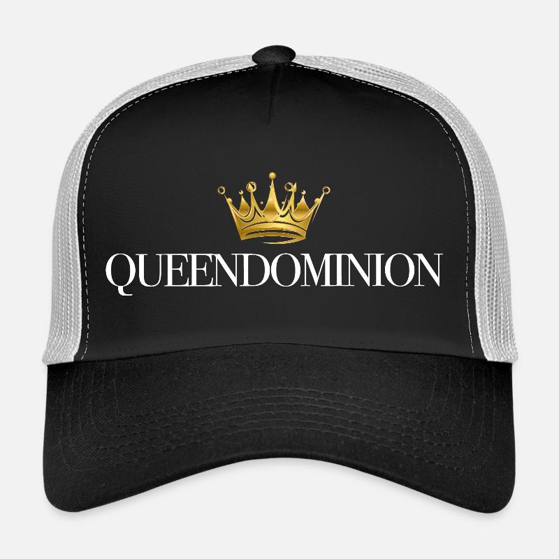 Queen Dominion - Trucker Cap - black/stone grey