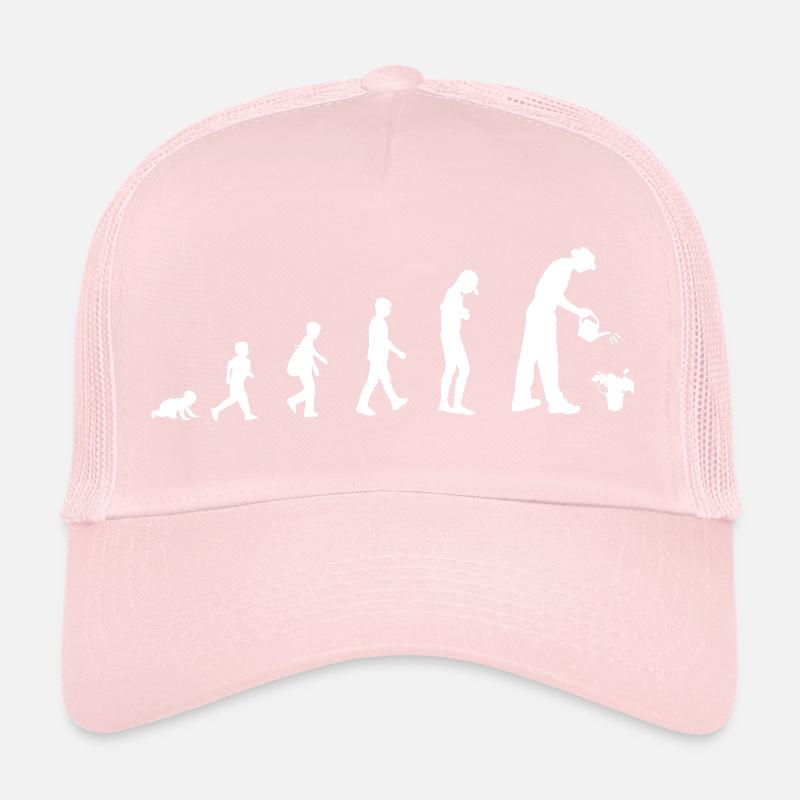 Evolution vom Baby zum Gärtner Trucker Cap