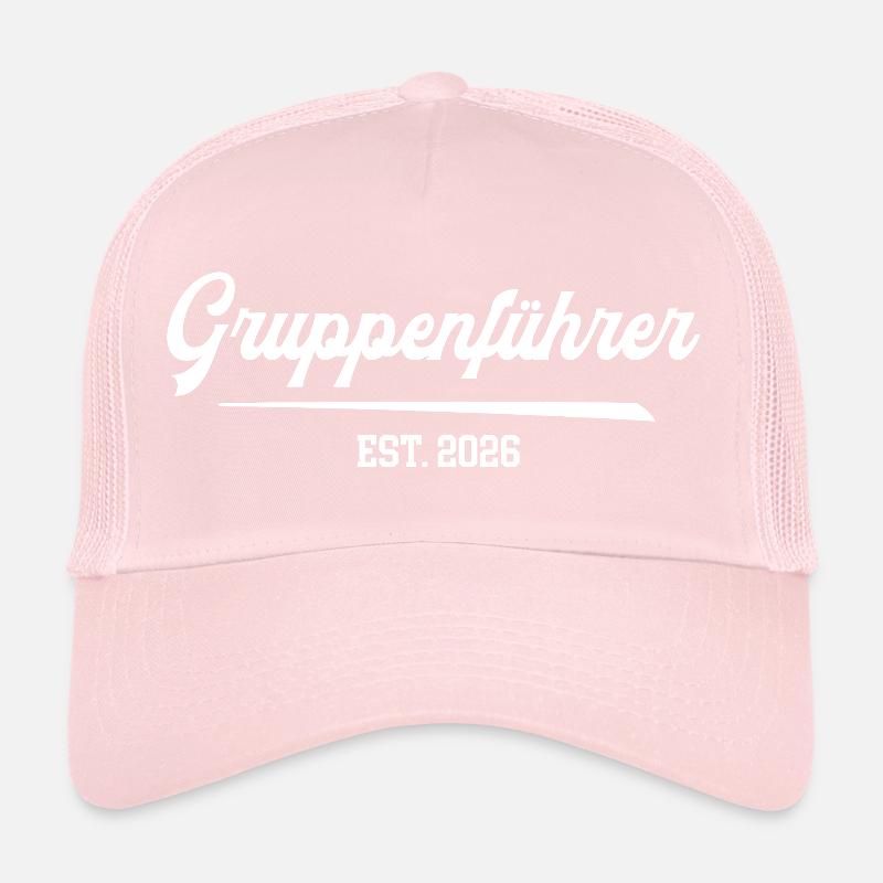Chef de groupe Chef de groupe Chef d’équipe 2026 Casquette trucker 