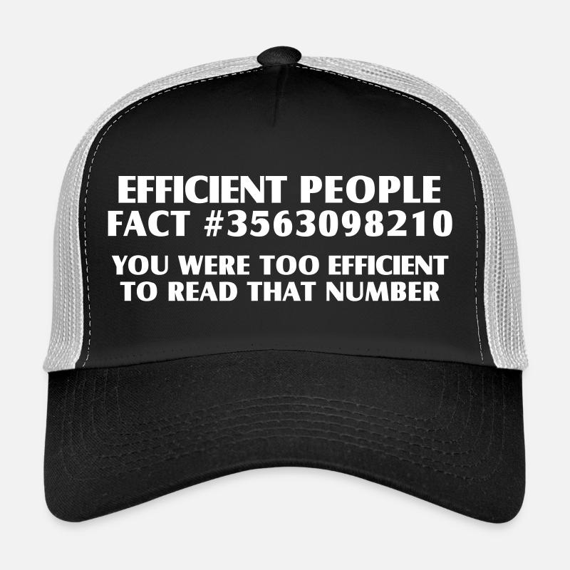 Chemise Nerd efficace - Faits informatiques amusants Casquette trucker 