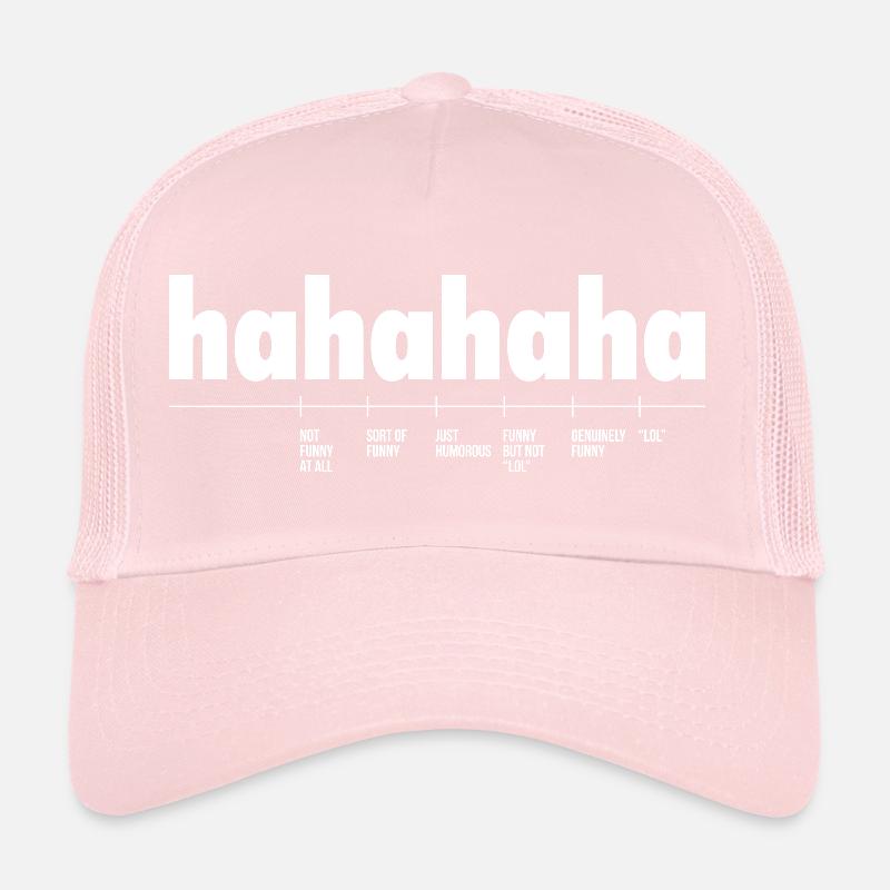 Longueur de Hahaha avec définition Casquette trucker 