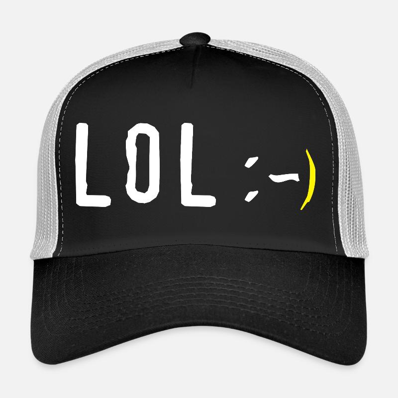 LOL - Trucker Cap - Schwarz/Steingrau