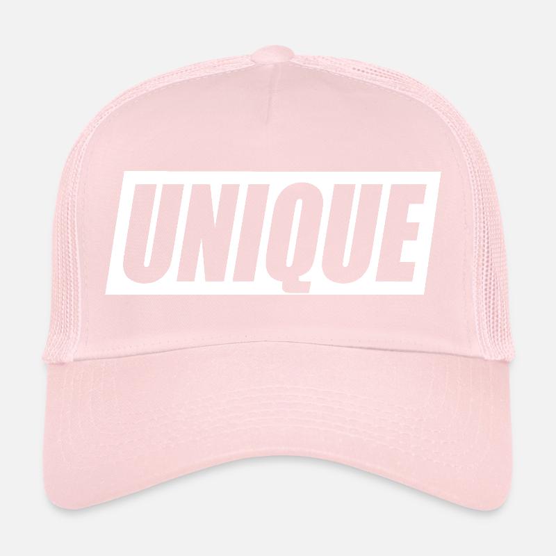 unique, unique, unique valeur de soi unique Casquette trucker 
