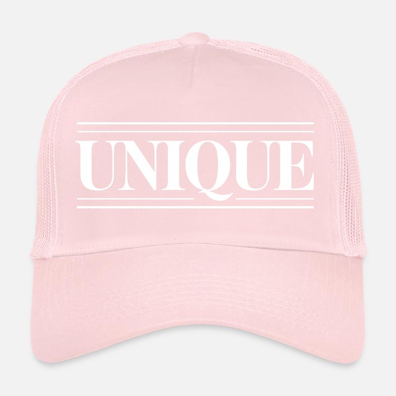 unique, unique, unique valeur de soi unique Casquette trucker 