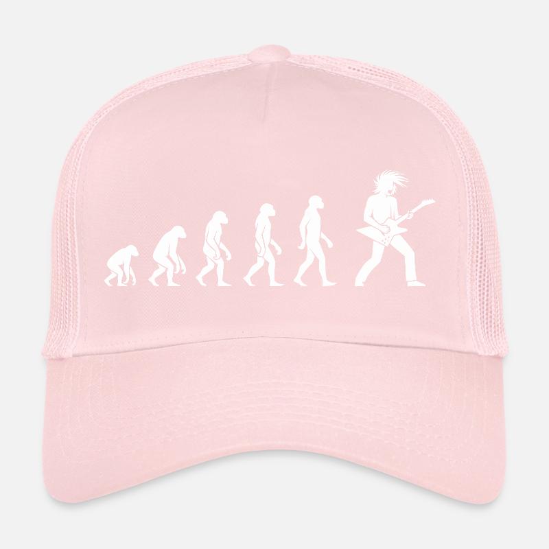 Evolution der Gitarrenkunst Rock n Roll Trucker Cap