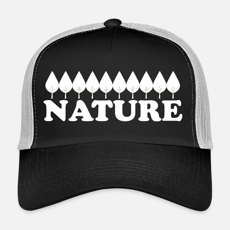 NATURE - Trucker Cap - Schwarz/Steingrau