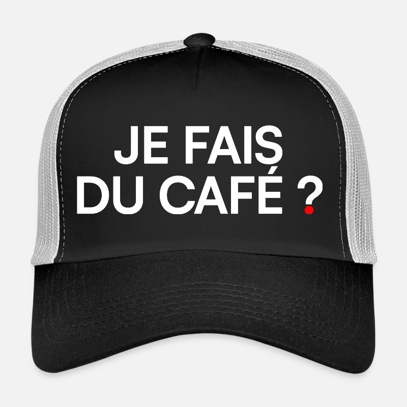 Je fais du café ? Humour Bureau Café Casquette trucker 