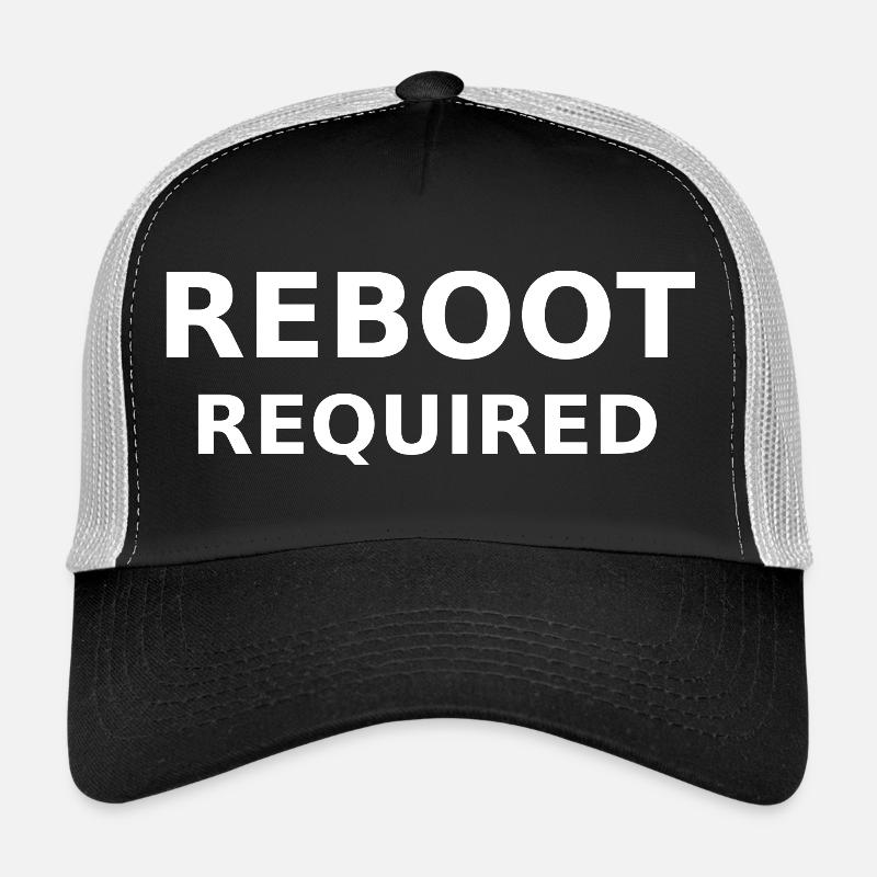 REDÉMARRAGE NÉCESSAIRE Casquette trucker 
