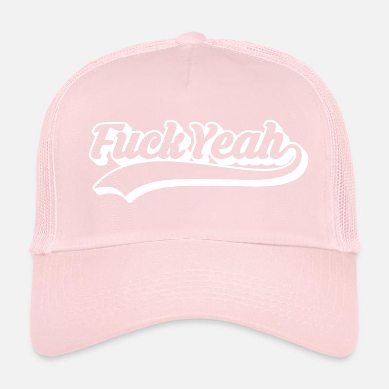 Retro Style 'Fuck Yeah' Script Casquette trucker 