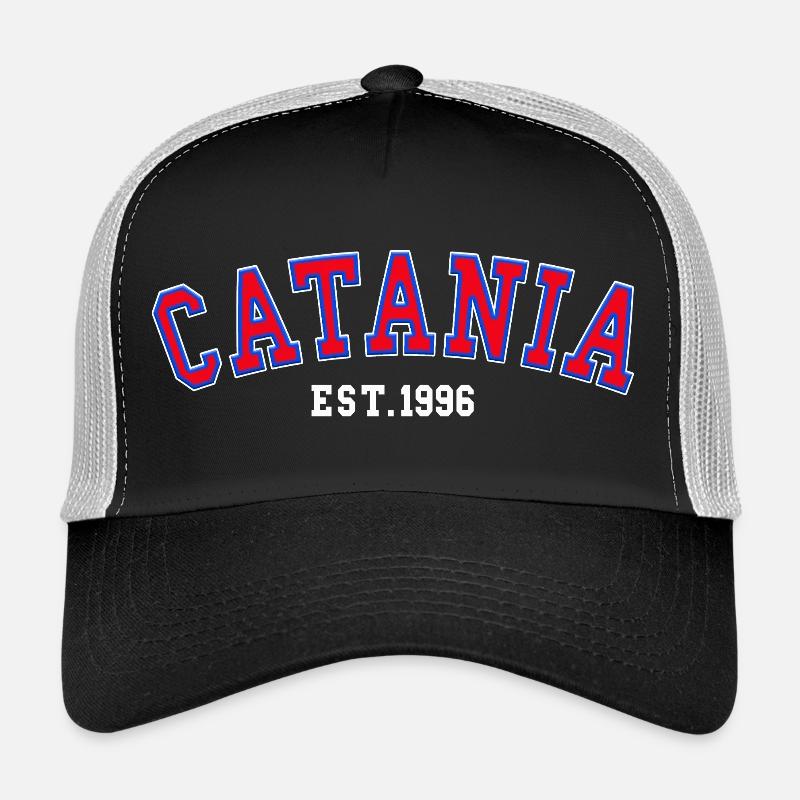 Catania Est. 1996 - Trucker Cap - black/stone grey