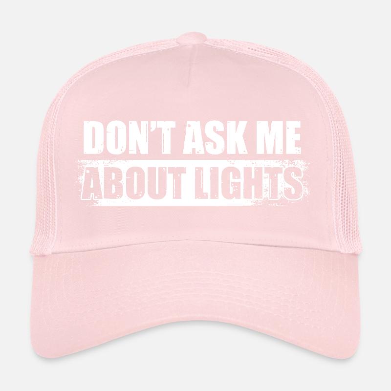 Ne me demandez pas pour Tontechniker Toningenieur Casquette trucker 