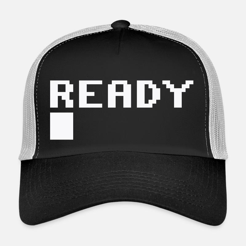 ready - Trucker Cap - Schwarz/Steingrau