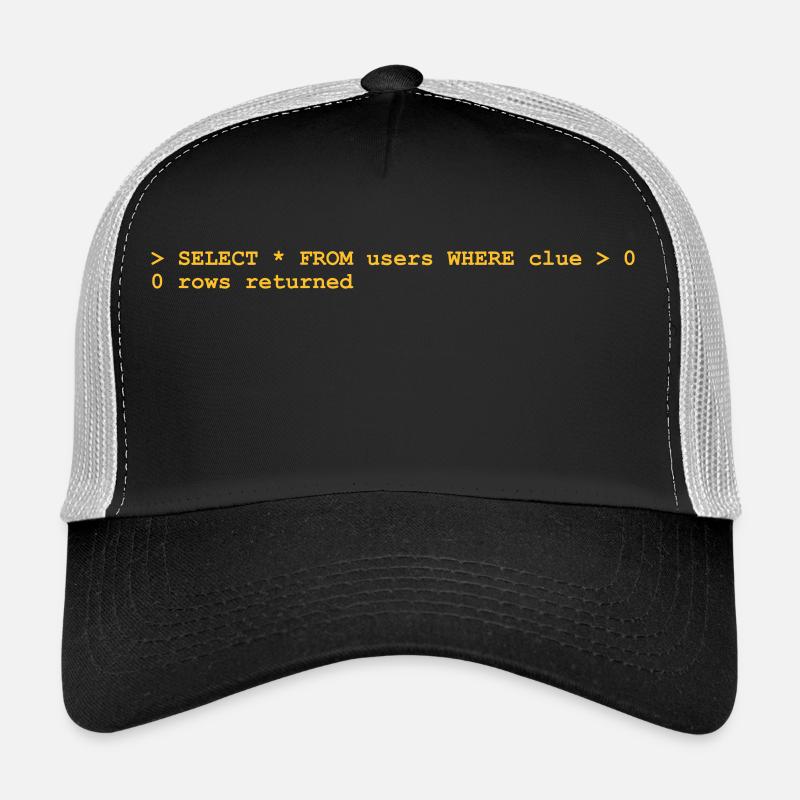 NERD HUMOUR: Ignorance! Casquette trucker 