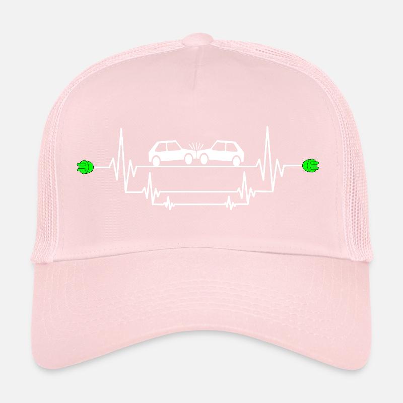 Dangerous e-car accident Trucker Cap