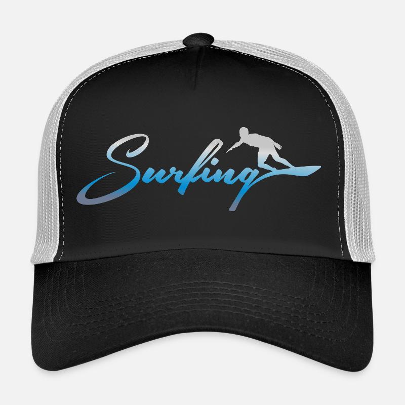 SURFING, SURFING - Trucker Cap - black/stone grey
