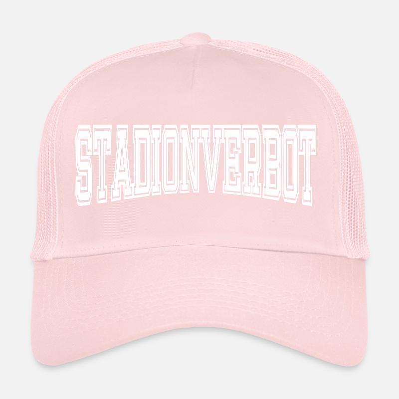 Interdiction de stade - design pour hooligans et ultras Casquette trucker 