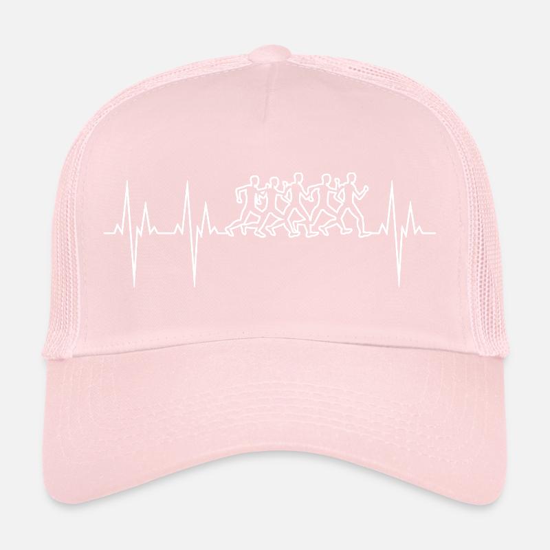 Marathon électrocardiogramme ECG Marathon Casquette trucker 