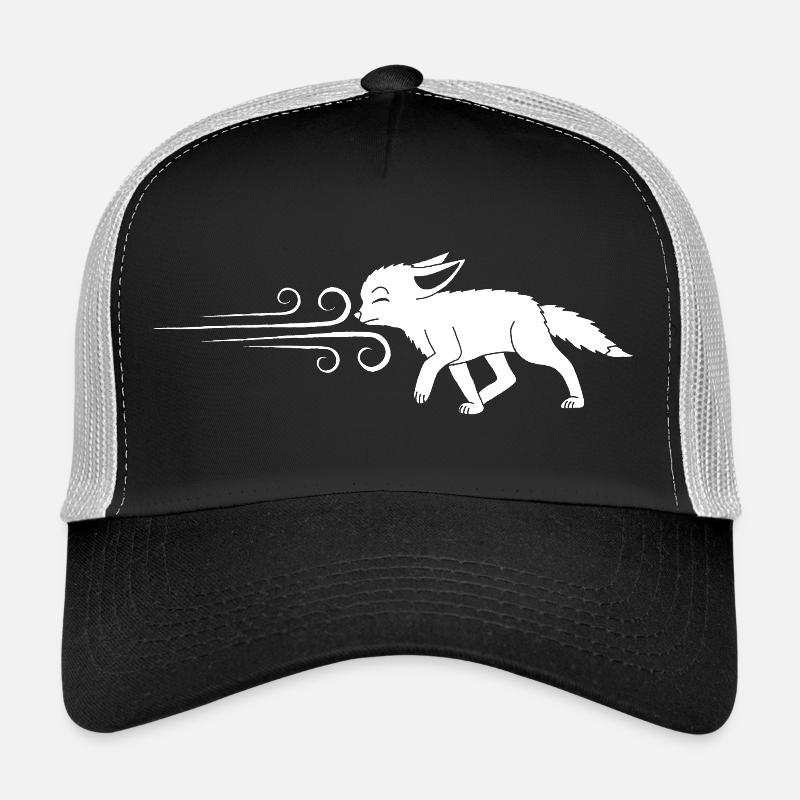 Le renard blanc et le vent Casquette trucker 