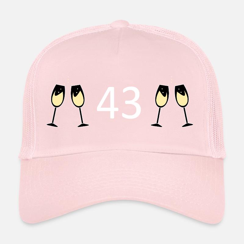 43e anniversaire 43 ans 43 ans numéro 43 Casquette trucker 