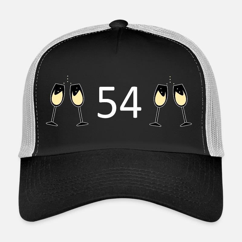 54e anniversaire 54 ans 54 numéro 54 Casquette trucker 