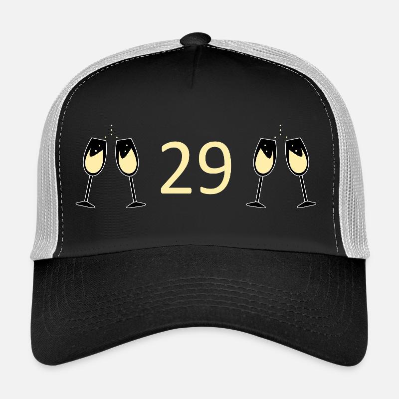 29e anniversaire 29 ans Anniversaire 29 ans Numéro 29 Casquette trucker 