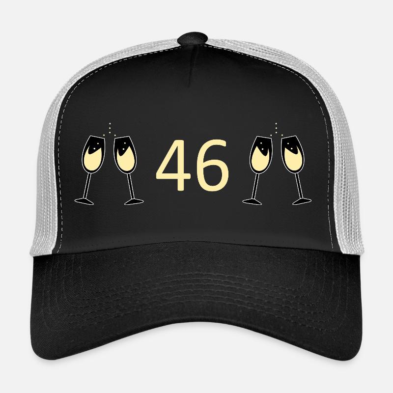46e anniversaire 46 ans 46 ans numéro 46 Casquette trucker 