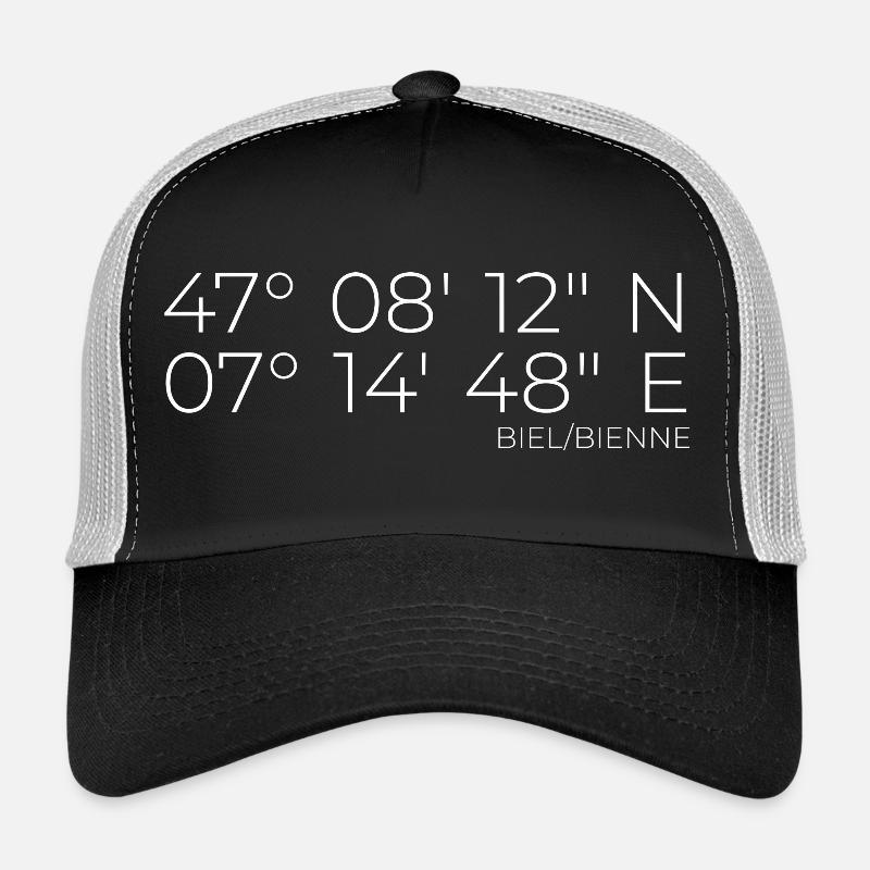 Coordonnées Bienne Bienne Suisse Casquette trucker 