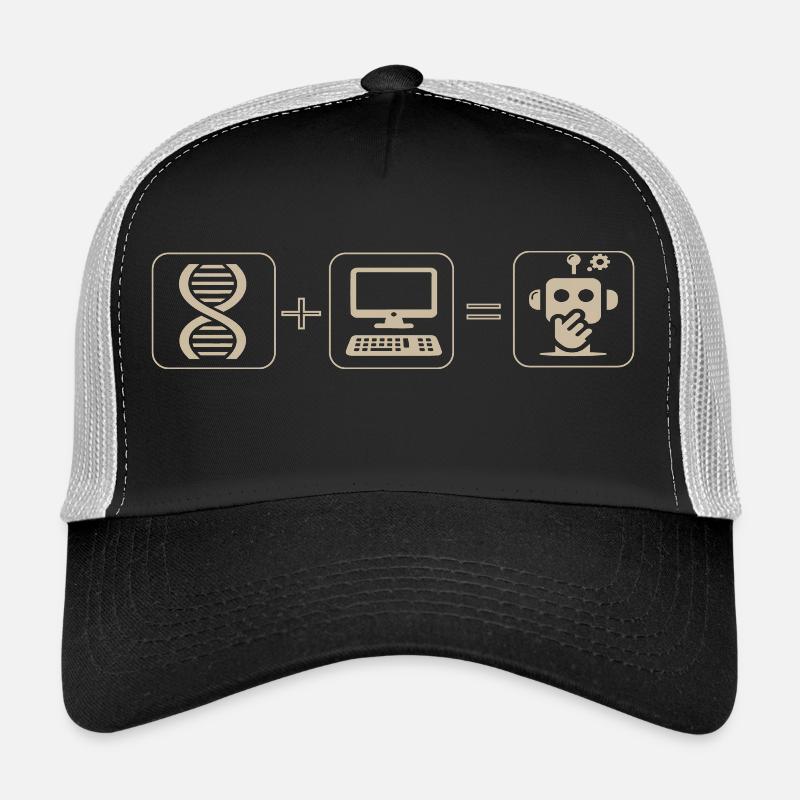 robot - Casquette trucker  - noir/gris pierre