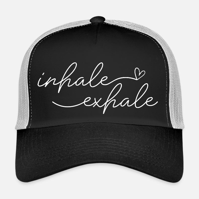 Inhale Exhale Trucker Cap