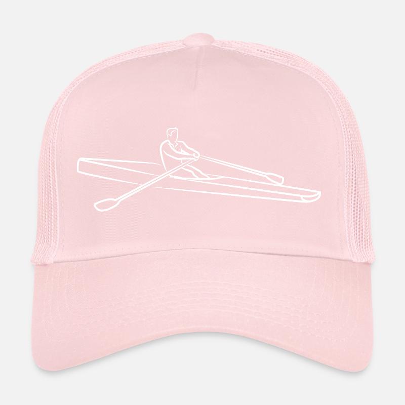 Rower Drawing Trucker Cap
