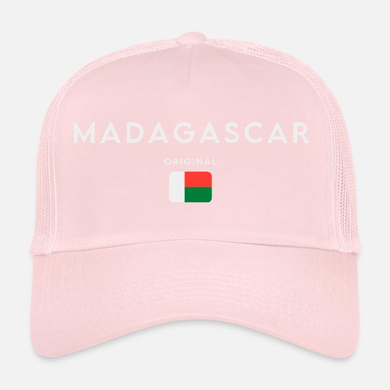 Drapeau de Madagascar, fierté malgache Casquette trucker 