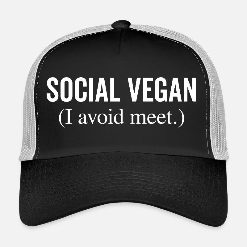 Social Vegan J’évite de rencontrer Casquette trucker 