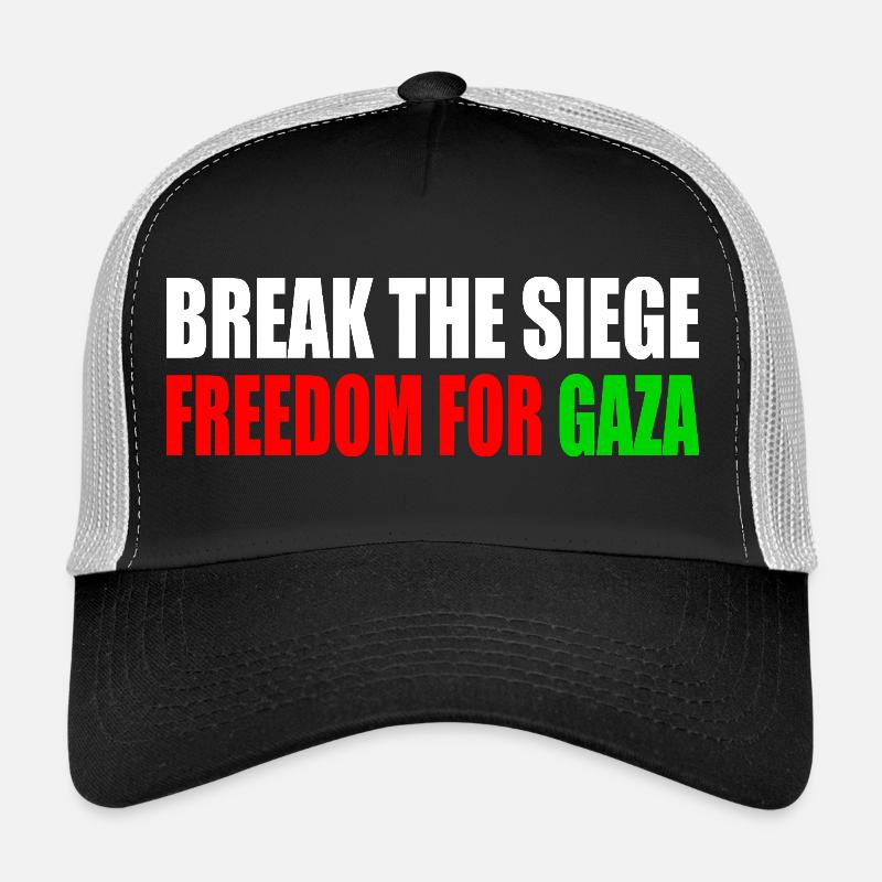 Briser le siège, liberté pour Gaza Casquette trucker 