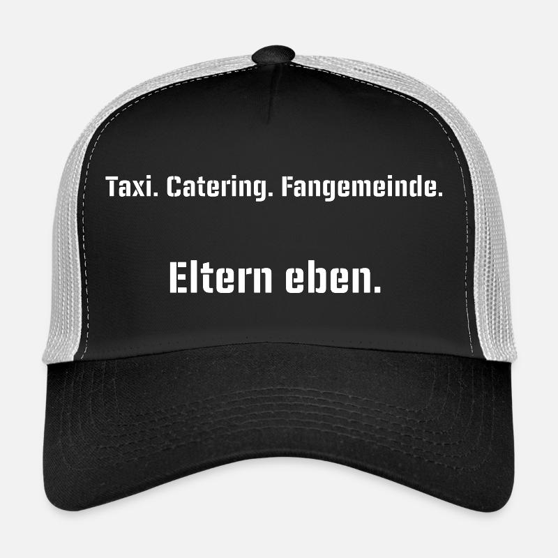 Elternshirt - Trucker Cap - Schwarz/Steingrau