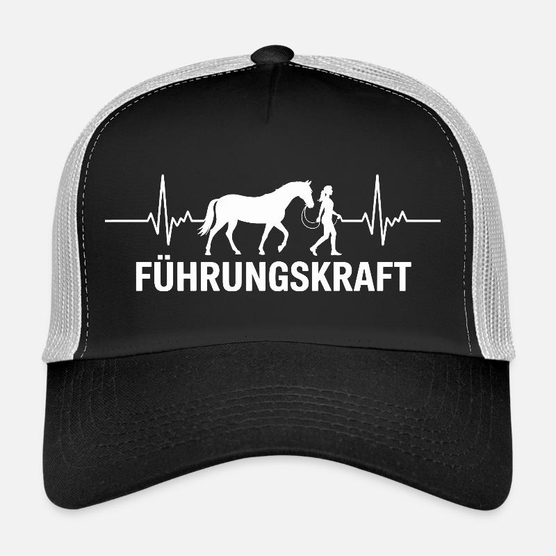 Art exécutif du battement de cœur du cavalier Casquette trucker 