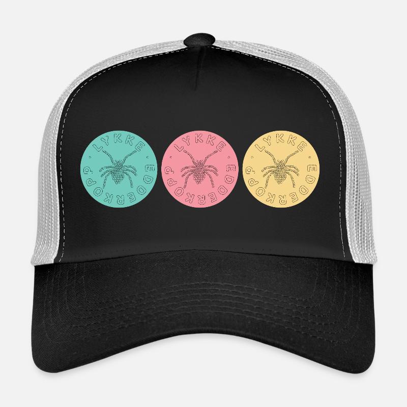Three Happy Wishes - Trucker Cap - black/stone grey