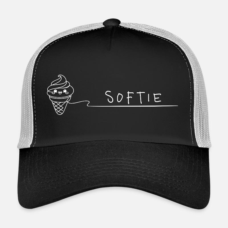 Softie. Softeis Liebe Minimal Oneline Casquette trucker 