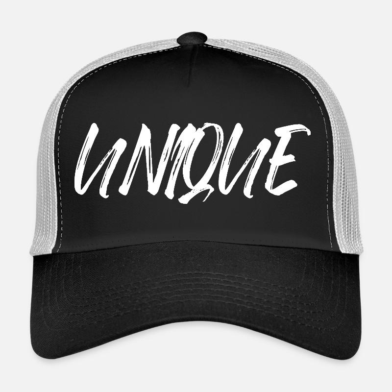 unique, unique, unique valeur de soi unique Casquette trucker 