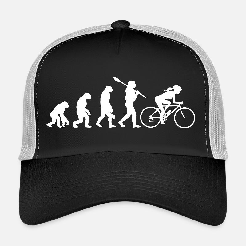 Évolution de la silhouette féminine cycliste Casquette trucker 
